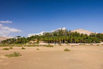 Beach of Morro Jable, Jandia, Fuerteventura, Canary Islands, Spain, Europe