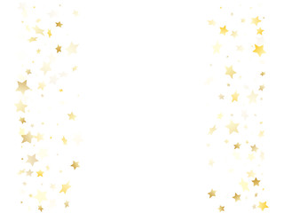 Magic gold sparkle texture vector star background.