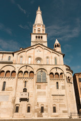 Fototapeta na wymiar Cathedral of Saint Mary of the Assumption and Saint Geminianus. Modena, Italy 