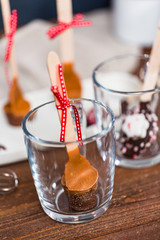 Hot chocolate on the stick