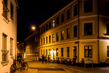 Fototapeta na wymiar The city in the night