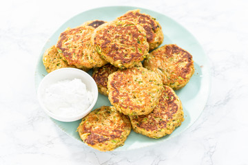 Zucchini cakes