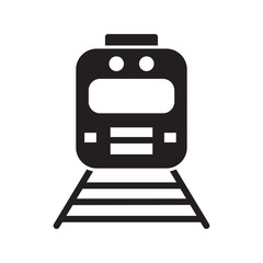 train icon design, flat style icon collection