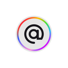 Email -  Modern App Button