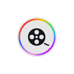 Film Reel -  Modern App Button