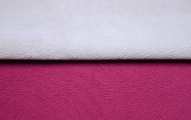 close-up of colorful fabric background