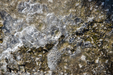 Frozen Icy grunge Background