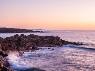 Obraz premium Seascape on island Lanzarote, Canary Islands