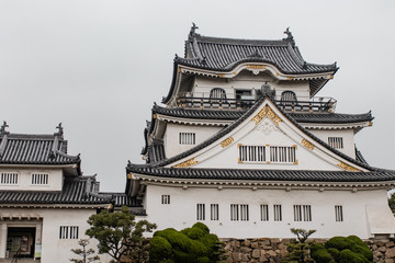 Fototapeta na wymiar Kishiwada castle, Japan
