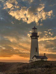 Leuchtturm in Newport, USA.