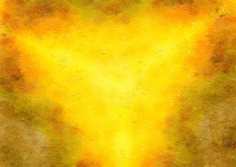 Watercolor paper background. Abstract Painted Illustration. Brush stroked painting.