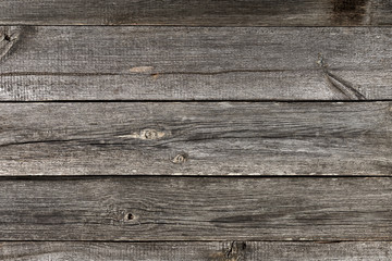 old wood background. close up of wall made of Gray wooden planks