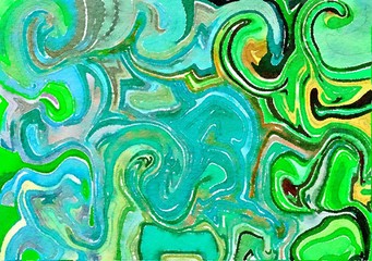 Watercolor paper background. Abstract Painted Illustration. Brush stroked painting.