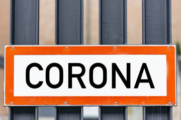 Corona Grippe Virus COVID-19 Seuche