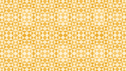  Yellow ocher white traditional motif tiles texture background - Vintage retro cement tile with...