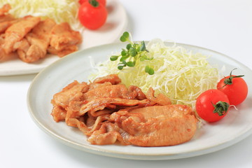 豚のしょうが焼き