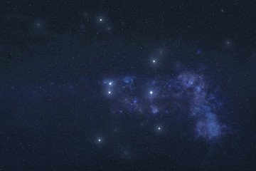 Ara Constellation in outer space. Altar constellation stars on night sky. Elements of this image...