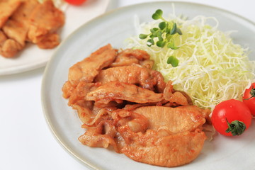 豚のしょうが焼き