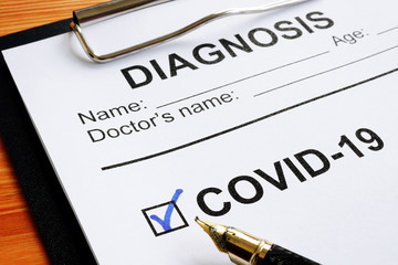 Positive diagnosis Coronavirus disease 2019 or COVID-19.