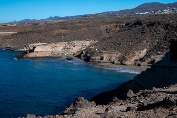 Coastline near Adeje, Ternerife, Spain