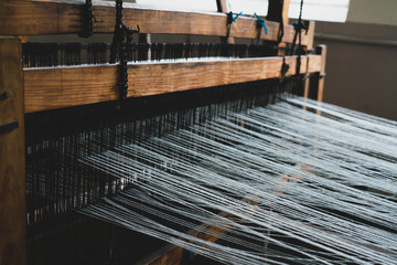 Old burel loom at Manteigas