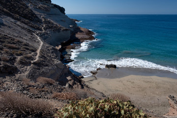 Coastline near Adeje, Ternerife, Spain