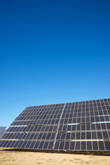 Photovoltaic panels view