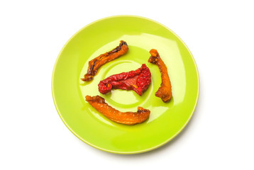 dried sweet yellow bell pepper