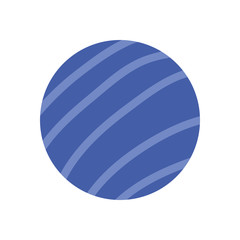 Isolated striped ball toy line style icon vector design