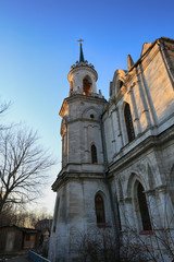 Obraz premium Manor Bykovo. Church of the Vladimir Icon of the Mother of God. Moscow Region, Russia