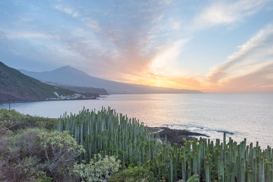 Sunset over Teide