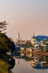 view of Phetchaburi Thailand