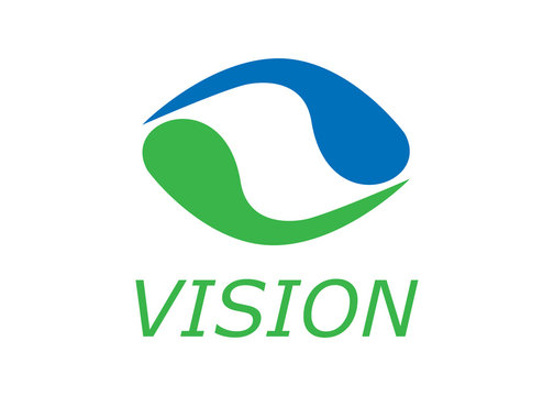 Vision Logo Vector - Isolated On White Background. Modern Eye Logo For News, Media And New Vision Logo. Flat Eye Icon. Abstract Concept Of Vision Vector