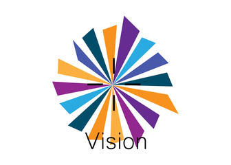 Vision Logo Vector - Isolated On White Background. Modern Eye Logo For News, Media And New Vision Logo. Flat Eye Icon. Abstract Concept Of Vision Vector