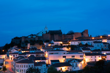 Penela village near Coimbra at blue hour