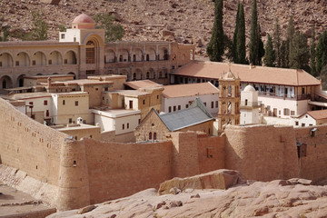 Saint Catherines Monastery in Sinai peninsula in Egypt
