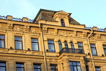 interesting buildings of St. Petersburg, House of P. Sharov (P. I. Likhachev). 1877-1878, architect A.V. Ivanov