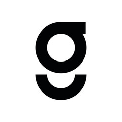 GG G letter logo design vector