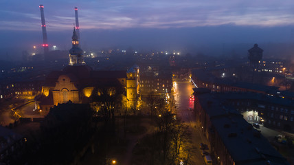 Zabytkowa dzielnica Śląska Nikiszowiec Polska © Sebastian