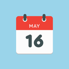 Calendar day 16 May, days of the year