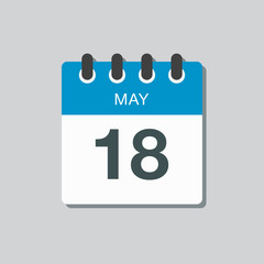 Calendar day 18 May, days of the year