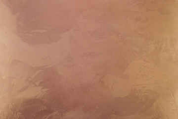 Colored wall surface with stains