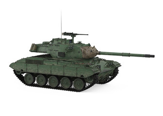 Military Tank Isolated