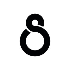 SS S letter logo design vector