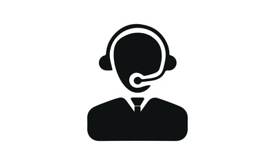 Customer Support icon, Call center icon vector