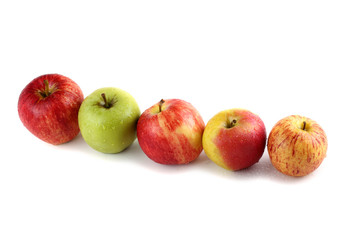 Fuji, gala, granny smith and braeburn apples
