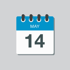 Calendar day 14 May, days of the year