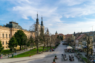 Fototapeta na wymiar view of the city of sremski karlovci