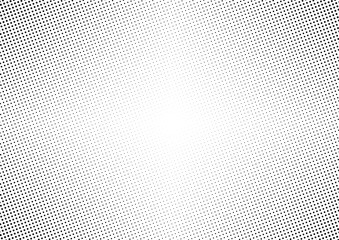 Abstract halftone dotted background. Monochrome grunge pattern with dot and circles.  Vector modern pop art texture for posters, sites, business cards, cover, postcards, labels, stickers layout.