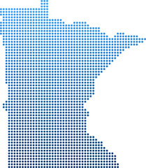 Fototapeta na wymiar map of Minnesota